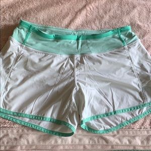 Lululemon white shorts